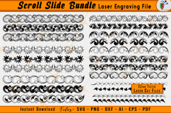 Scrollwork Slide Bundle Firearms Laser Engraving Design File