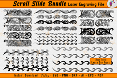 Scrollwork Slide Bundle Firearms Laser Engraving Files