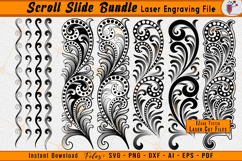 Scrollwork Slide Bundle Firearms Laser Engraving Files