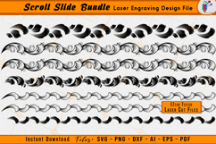 Scrollwork Slide Bundle Laser Engraving File Scroll Package