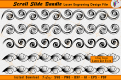 Scrollwork Slide Bundle Laser Engraving File Scroll Package