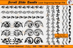 Scrollwork Slide Bundle Laser Engraving File Scroll Package
