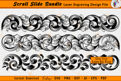 Scrollwork Slide Bundle Laser Engraving File Scroll Package