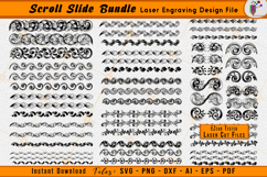 Scrollwork Slide Bundle Laser Engraving File Scroll Package