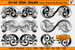 Scrollwork Slide Bundle Laser Engraving File Scroll Package