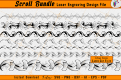 Scrollwork Slide Bundle Laser Engraving Files Scroll Package