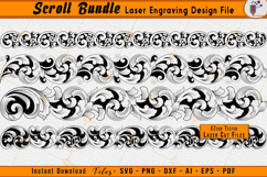 Scrollwork Slide Bundle Laser Engraving Files Scroll Package