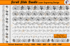 Scrollwork Slide Bundle Scroll Laser Engraving Design File