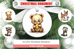 Scruffy Woodland Wanderers Ornament Product Image 1