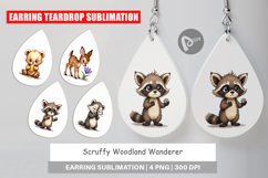 Scruffy Woodland Wanderers Earring Product Image 1