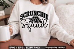 Scrunchie Squad - Turtles SVG Design Product Image 1