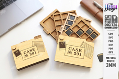 SD Card Holder Laser Cut Bundle | SD Card Case | Storage Box Product Image 6