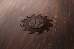 sawmill carpenter vintage logo vector template illustration Product Image 2