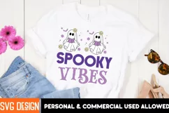 Spooky Vibes SVG, Spooky Season, Halloween SVG Product Image 2