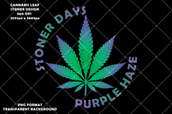 Stoner Days Cannabis Leaf Illustration Product Image 3