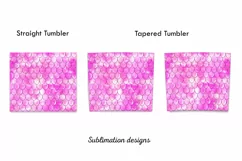Glitter Mermaid tumbler,20 oz skinny tumbler sublimation Product Image 3