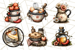 Western Cowboy Kitchen Decor Clipart, Rustic Ranch Png Product Image 9