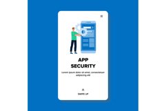 App Security Protect Personal Information Vector Product Image 1