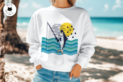 Retro Sardines Sublimation Clipart | Summer Sublimation PNG Product Image 4