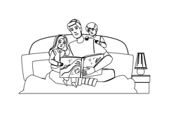 magic bedtime stories vector Product Image 1