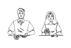 strip blood glucose meter vector Product Image 1