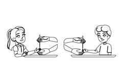 glucose blood test kid vector Product Image 1