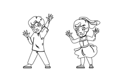 happy creative craft kids vector Product Image 1