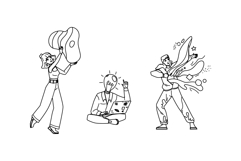 work creative people vector Product Image 1