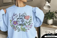 Se Fuertey Valiente Dios Esta Sublimation PNG Product Image 1