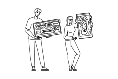 data heatmap website vector Product Image 1