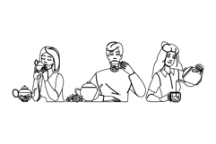 blend herbal tea vector Product Image 1