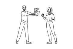 management just in time production vector Product Image 1