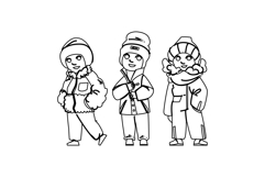 beanie kid boy winter fashion vector Product Image 1