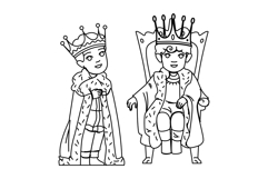 success king kid boy vector Product Image 1