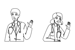 hospital medical specialist consultation vector Product Image 1