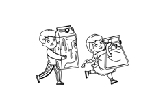 happy milk drink kid vector Product Image 1