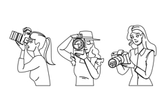 camera outdoor photography vector Product Image 1