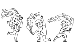 creative paint art brush kid vector Product Image 1