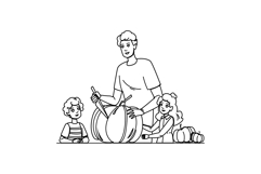 spooky pumpkin carving vector Product Image 1