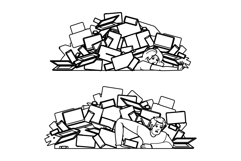 fatigue stress technology overload vector Product Image 1