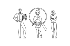 staff talent acquisition vector Product Image 1