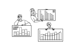 planner time management chart vector Product Image 1