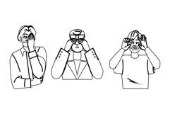 sleepy tired man vector Product Image 1