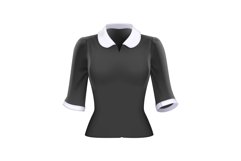 Blouse female sleeve black Product Image 1