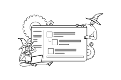 search white hat seo vector Product Image 1