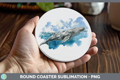 GorgeousSEA 02 Sketch Round Coaster design.