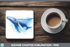 GorgeousSEA 02 Sketch Square Coaster design.