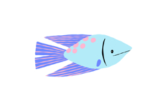 Underwater Clipart Cartoon Ocean Fish Sea Life PNG Product Image 6