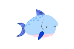 Underwater Clipart Cartoon Ocean Fish Sea Life PNG Product Image 7