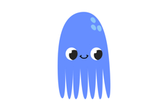 Cute Ocean Life Clipart: 19 Hand-Drawn Underworld Creatures Product Image 6